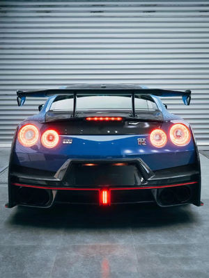 2024 nissan gtr body kit pengganti Nismo gaya spoiler mobil depan belakang hood