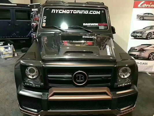 Untuk Benz Kelas G W463 W464 Kapsul Serat Karbon G500G55G63G350 IMP Tutup Mesin Gaya Transparan