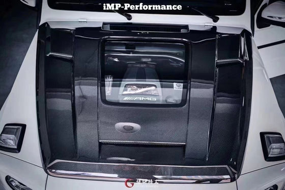 Untuk Benz Kelas G W463 W464 Kapsul Serat Karbon G500G55G63G350 IMP Tutup Mesin Gaya Transparan