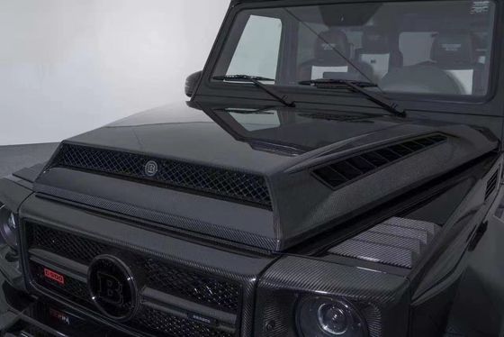 Untuk Benz Kelas G W463 G500 G550 G63 Carbon Fiber Machine Cover W463 Upgraded B900 Style Hood