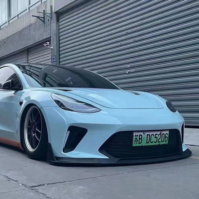 Produk Baru Model 3 Body Kit Model 3 Bumper depan dan belakang 2019-2022 Serat resin