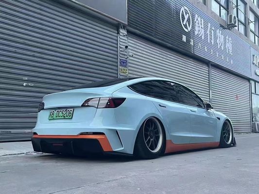 Produk Baru Model 3 Body Kit Model 3 Bumper depan dan belakang 2019-2022 Serat resin
