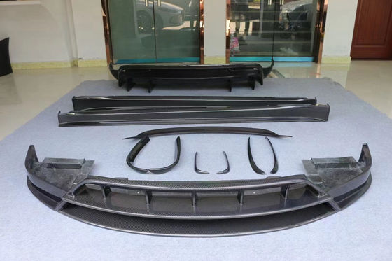 Fiber Karbon Berkualitas Tinggi Model X Fiber Karbon Body Kit Model X Fiber Karbon Bagian Depan Sekop Belakang Diffuser Spoiler Side Skirt