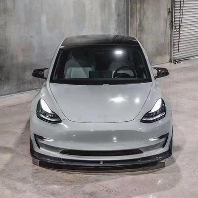 Fiber Karbon berkualitas tinggi MODEL 3 Fiber Karbon Body Kit untuk MODEL 3 Bagian Depan Sekop Belakang Diffuser Spoiler Side Skirt