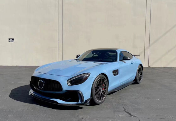 Untuk Mercedes AMG GT Body Kit AMG GT Upgraded PD-style Front Bumper Diffuser Spoiler Body Kit