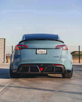 Produk baru MODEL Y Karbon Fiber Body Kit Model Y Bagian depan sekop Bagian belakang Diffuser Spoiler Cover