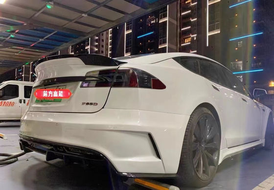 Untuk tesla Model S Body Kit Model S Upgraded PD-style Front dan Rear Bumper Spoiler Body Kits