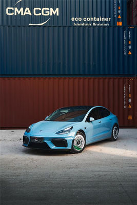 Auto Parts for Tesla Model 3 Body Kit PP Material Plastik MODEL 3 Diperbarui GT4 Gaya Front Bumper Body Kit