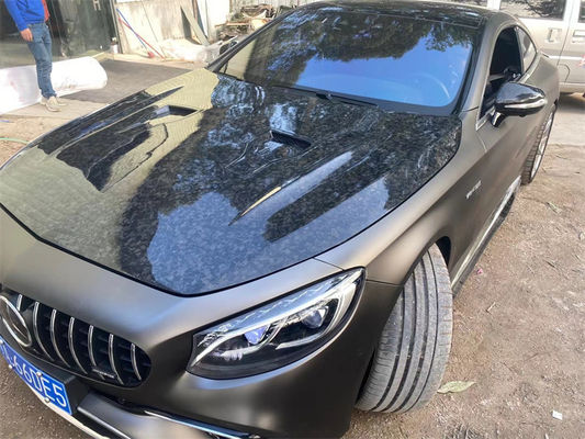 Untuk Benz W217 Kelas S Coupe Carbon Fiber Cover Cursory W217 Upgraded MSY Style Machine Cover