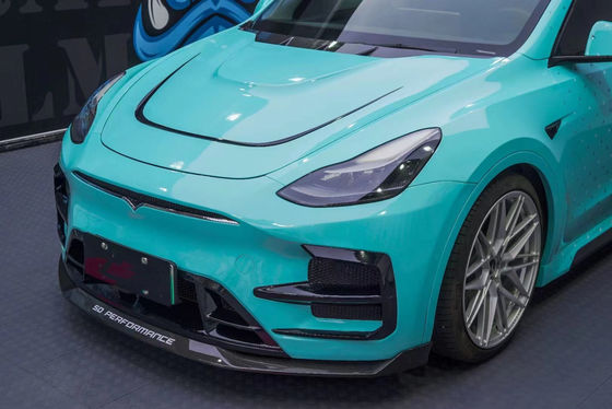 Auto Parts for Tesla MODEL Y Body Kit MODEL Y Upgraded SD-style Front dan Rear Bumper Spoiler Carbon Fiber Body Kit