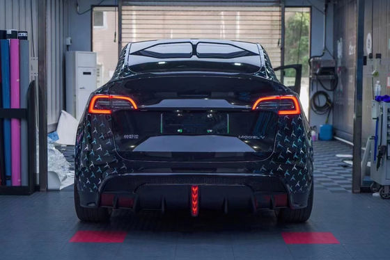 Auto Parts for Tesla MODEL Y Body Kit MODEL Y Upgraded SD-style Front dan Rear Bumper Spoiler Carbon Fiber Body Kit