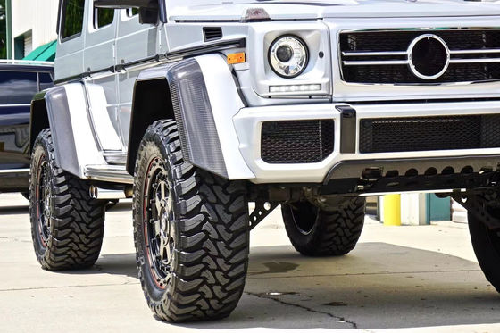Bagian Otomotif untuk Mercedes W463 4X4 Body Kit W463 4X4 G500 Karbon Fiber Widebody Wheel Eyebrows