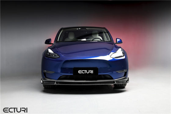 Auto Parts Carbon Fiber Body Kit untuk Tesla MODEL Y MODEL Y Upgraded Ecturi Style Bagian depan Sekop Diffuser Spoiler Body Kit