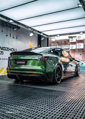 FPR 2019 Spoiler For Tesla Model 3 Body Kit 2022 Gaya ACP Bagian Depan Dan Belakang Bumper