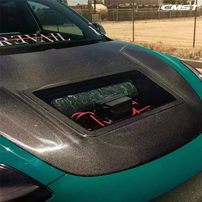 146cm Model 3 Tesla Body Kit Plastik Kapsul Serat Karbon Transparan
