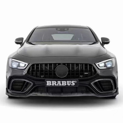Auto Parts Carbon Fiber Body Kit untuk Mercedes AMG GT63S GT63S Upgraded Bras-style Front Scoop Diffuser Spoiler Body Kit