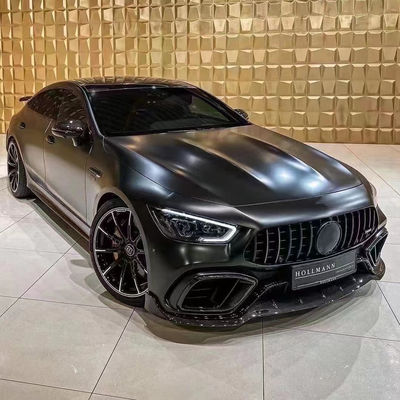 Auto Parts Carbon Fiber Body Kit untuk Mercedes AMG GT63S GT63S Upgraded Bras-style Front Scoop Diffuser Spoiler Body Kit