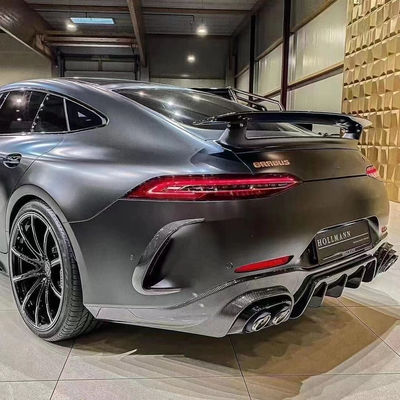 Auto Parts Carbon Fiber Body Kit untuk Mercedes AMG GT63S GT63S Upgraded Bras-style Front Scoop Diffuser Spoiler Body Kit