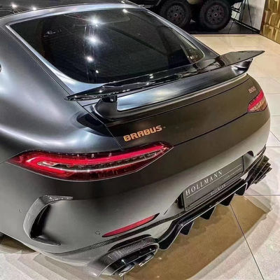 Auto Parts Carbon Fiber Body Kit untuk Mercedes AMG GT63S GT63S Upgraded Bras-style Front Scoop Diffuser Spoiler Body Kit