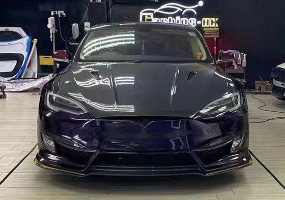 Model S Tesla Body Kit 2017 - 2019 Rear Bumper Spoiler Motor Hood