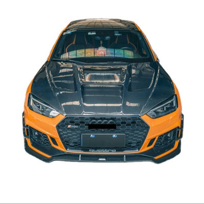 Auto Parts for Audi A5 S5 RS5 Carbon Fiber Hood A5 S5 RS5 Upgraded Transparent Style Hood Hatch
