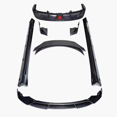Serat Karbon Tesla Model 3 Body Kit Perbaikan Baru Tesla Side Skirt Front Lip Diffuser