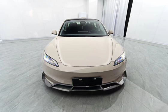 Serat Karbon Tesla Model 3 Body Kit Perbaikan Baru Tesla Side Skirt Front Lip Diffuser