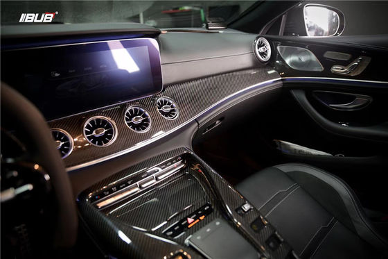 Bagian Otomotif untuk Mercedes AMG GT50 GT53 GT63 Interior Serat Karbon AMG GT50 GT53 GT63 Panel Kontrol Pusat Serat Karbon