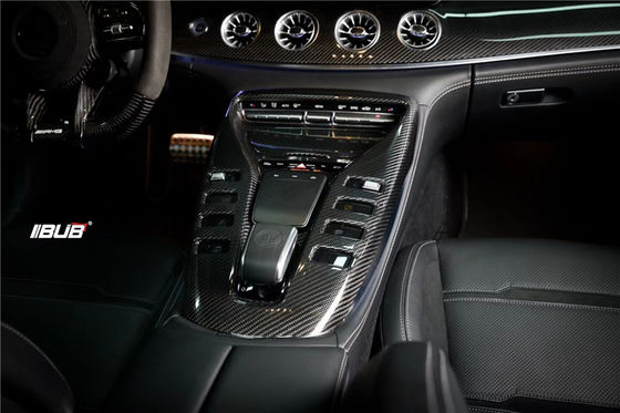Bagian Otomotif untuk Mercedes AMG GT50 GT53 GT63 Interior Serat Karbon AMG GT50 GT53 GT63 Panel Kontrol Pusat Serat Karbon