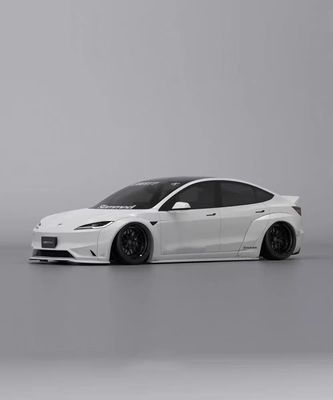 2020- Tesla Body Kit Resin Fiber LB Style Tesla Model 3 Spoiler Diffuser Bibir Depan