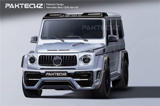 Bagian Otomotif untuk Mercedes W464 G500 G63 Body Kit W464 G500 G63 Upgrade Paktechz-gaya Depan dan Belakang Bumper Hoods