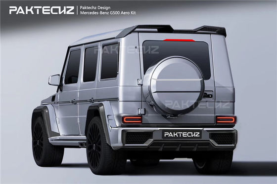 Bagian Otomotif untuk Mercedes W464 G500 G63 Body Kit W464 G500 G63 Upgrade Paktechz-gaya Depan dan Belakang Bumper Hoods