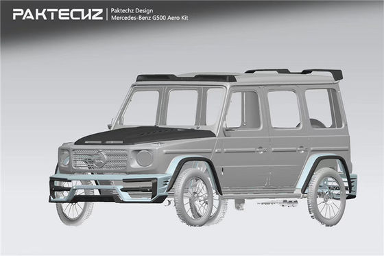 Bagian Otomotif untuk Mercedes W464 G500 G63 Body Kit W464 G500 G63 Upgrade Paktechz-gaya Depan dan Belakang Bumper Hoods