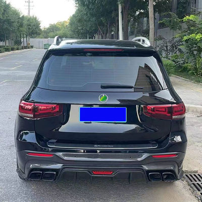 Bagian mobil untuk Mercedes GLB Karbon Fiber Body Kit GLB Karbon Fiber Front Scoop Diffuser Spoiler Hood