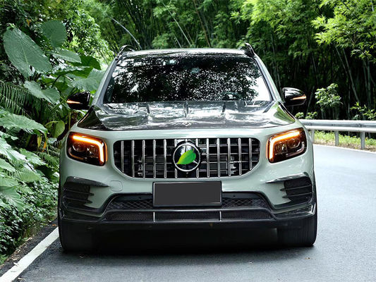 Bagian mobil untuk Mercedes GLB Karbon Fiber Body Kit GLB Karbon Fiber Front Scoop Diffuser Spoiler Hood