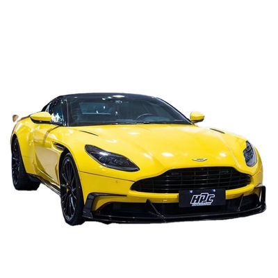 Untuk Aston Martin DB11 Carbon Fiber Body Kit DB11 Upgraded PK Style Carbon Fiber Front Lip Diffuser Spoiler Hood