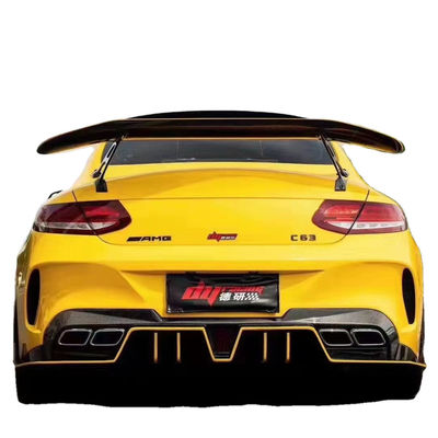 Auto Parts for Mercedes C63 Coupe Spoiler Serat Karbon W205 C63 C63S Upgraded IMP-style GT Tail Spoiler
