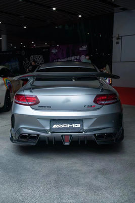 Bagian mobil untuk Mercedes C63 C63S Coupe Body Kit C63 C63S Coupe Upgraded IMP Style Bagian depan dan belakang Bumper Spoiler Body Kit