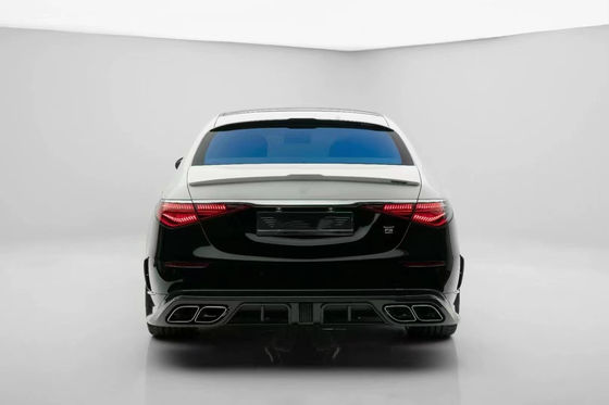 Untuk Mercedes S-Class W223 Maybach Karbon Fiber Body Kit W223 Maybach Upgraded MSY Style Bagian Depan Sekop Diffuser Spoiler