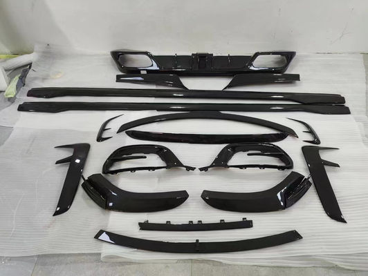 Untuk Mercedes S-Class W223 Maybach Karbon Fiber Body Kit W223 Maybach Upgraded MSY Style Bagian Depan Sekop Diffuser Spoiler