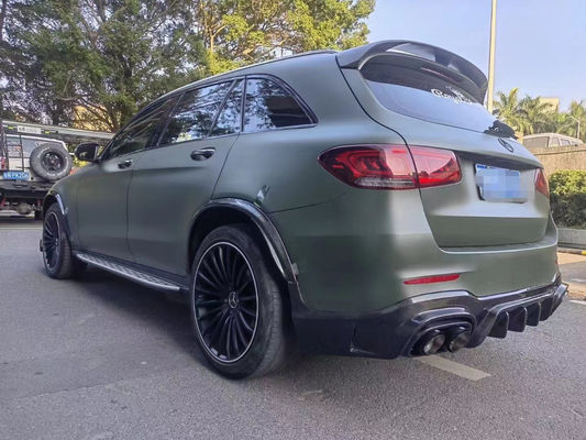 Untuk Mercedes-Benz GLC63 Carbon Fiber Body Kit GLC63 Upgraded Bs Style Carbon Fiber Front Lip Diffuser Spoiler Body Kit