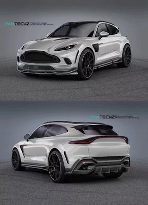 Auto Parts Dbx Body Kit Grey Front Lip Splitter Disesuaikan Hood Top Wing