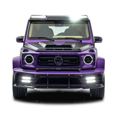 Untuk Mercedes W464 G500 G63 Carbon Fiber Body Kit W464 Upgraded MSY P920 Style Bagian Depan dan Belakang Bumper Spoiler Hood Body Kit
