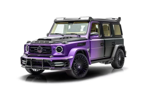 Untuk Mercedes W464 G500 G63 Carbon Fiber Body Kit W464 Upgraded MSY P920 Style Bagian Depan dan Belakang Bumper Spoiler Hood Body Kit