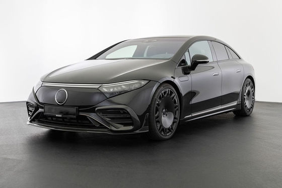 Untuk Mercedes EQS Carbon Fiber Body Kit EQS Upgrade BS Style Carbon Fiber Front Lip Diffuser Spoiler Body Kit