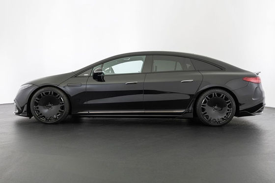 Untuk Mercedes EQS Carbon Fiber Body Kit EQS Upgrade BS Style Carbon Fiber Front Lip Diffuser Spoiler Body Kit