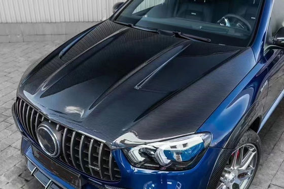 Untuk Mercedes-Benz GLE COUPE Carbon Fiber Body Kit GLE COUPE Upgrades Top Style Carbon Fiber Front Lip Diffuser Widebody Kit