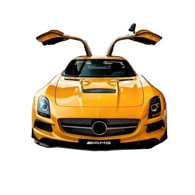 Untuk Mercedes SLS R197 Carbon Fiber Body Kit SLS Upgrades Black Series Style Depan dan Belakang Bumper Spoiler Hood