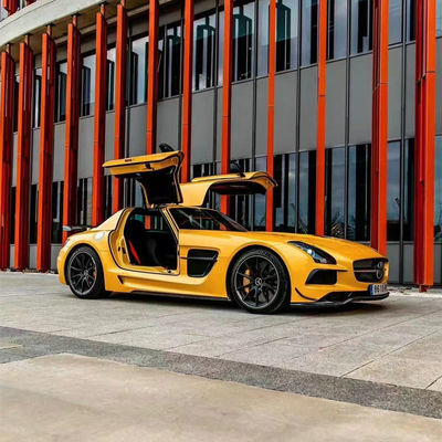 Untuk Mercedes SLS R197 Carbon Fiber Body Kit SLS Upgrades Black Series Style Depan dan Belakang Bumper Spoiler Hood