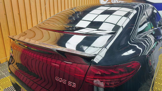 Untuk Mercedes-Benz EQE Spoiler Serat Karbon EQE Meningkatkan Belakang Belakang Spoiler Serat Karbon Gaya BS